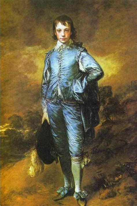 Thomas Gainsborough The Blue Boy Exhibited Ra 1770 Oil On Canvas