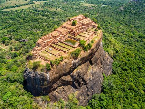 Aerial View Of The Sigiriya Rock Fortress In Sri Lanka 1 I Travel