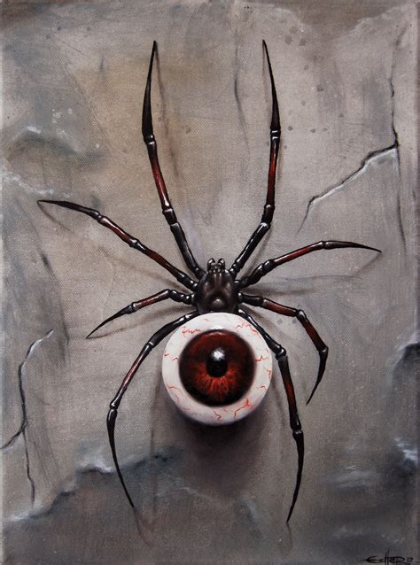 Speyeder By Christian Edler Acrylicoil On Canvas 2012 Eyeball Art