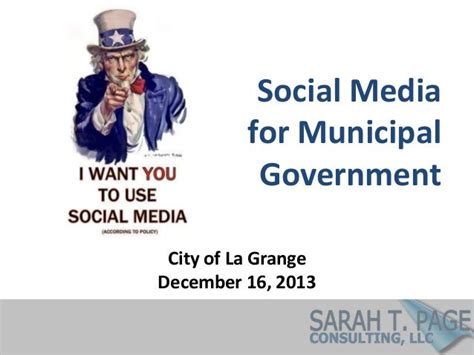 Social Media For Municipal Government