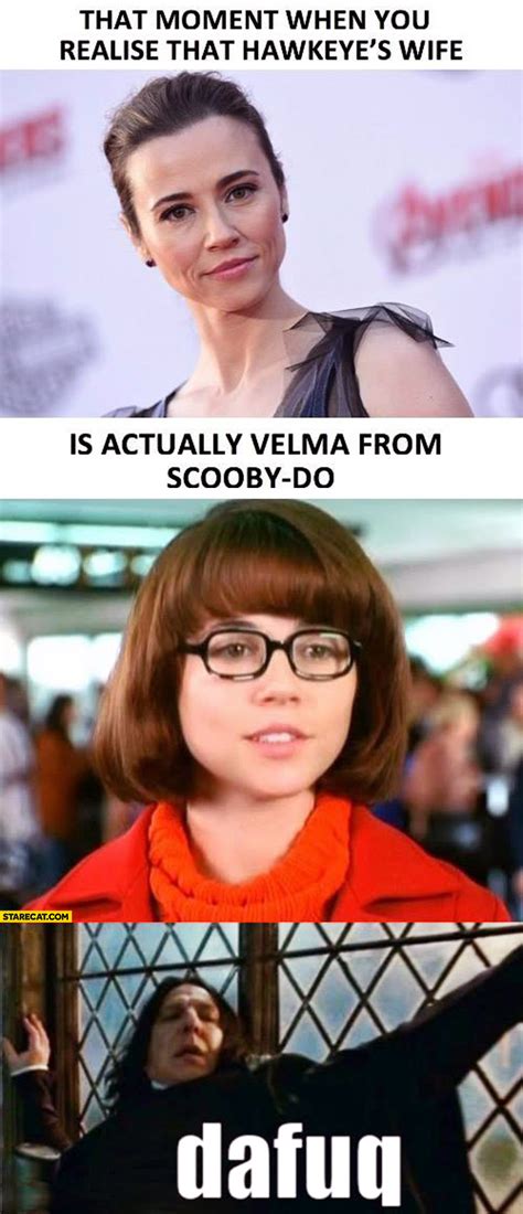 That Moment You Realise That Hawkeyes Wife Is Actually Velma From