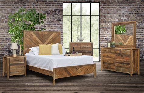 Dovetailed drawer boxes for superior strength and durability. Shefford Reclaimed Barnwood Bedroom Set! (With images ...