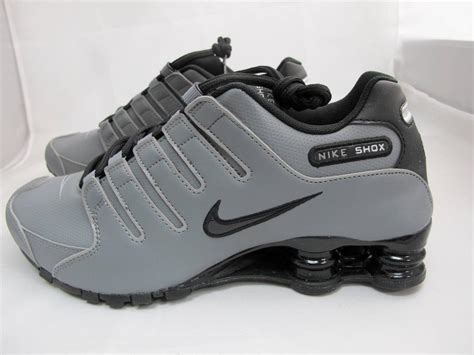 New Mens Nike Shox Nz 378341 005 Cool Greyblack Mtllc Silver Ebay