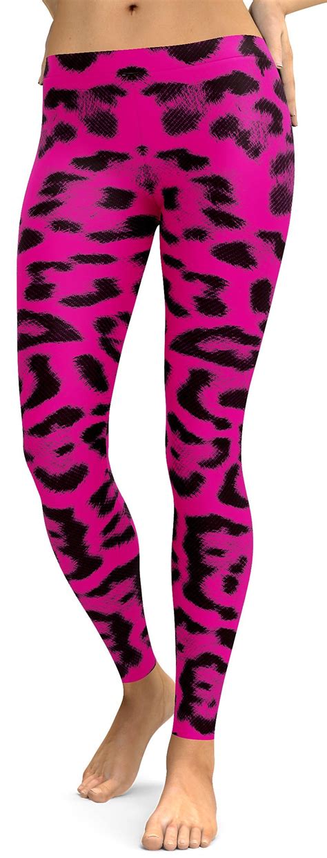 Pink Leopard Skin Leggings