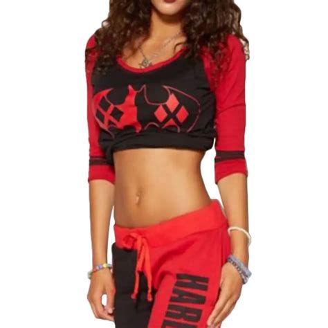 Suicide Squad Harley Quinn Ladies Cosplay Costumes Sport Gym Pants