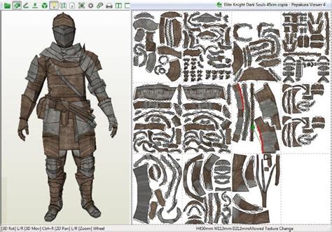Papermau Dark Souls Elite Knight Of Astora Paper Model By Bg Paper