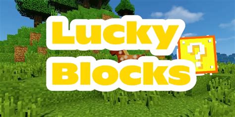 Lucky Blocks Minecraft Java Minecraft Data Pack