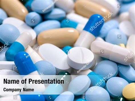 Pharmaceutical Pills Assorted Colorful Powerpoint Template