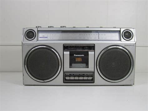 Vintage 1980s Panasonic Boombox Portable Stereo By Electrolobotomy