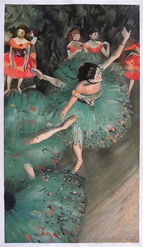 The Green Dancer Edgar Degas Paintings Edgar Degas Dancer Poster