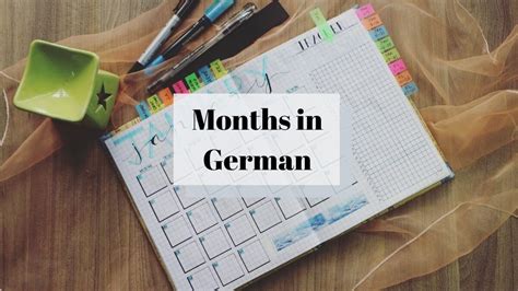 12 Months Of The Year And Seasons In German With Bonus Audio All