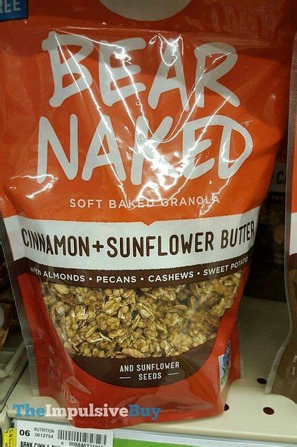 Amazon Com Bear Naked Cinnamon Sunflower Butter Soft Baked Granola Oz