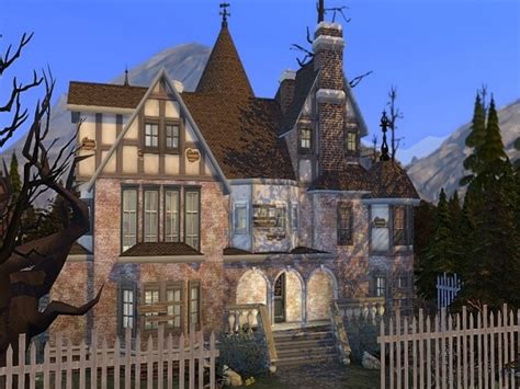 Haunted Old Manor No Cc By Genkaiharetsu At Tsr Sims 4 Updates