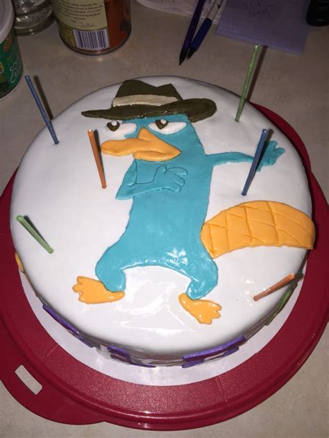 Elis 6th Birthday Perry The Platypus Perry The Platypus Cake Desserts