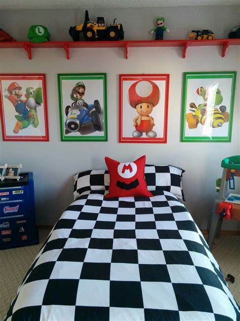 Mario Brothers themed Bedroom | Boys bedroom themes, Kids bedroom themes, Bedroom themes