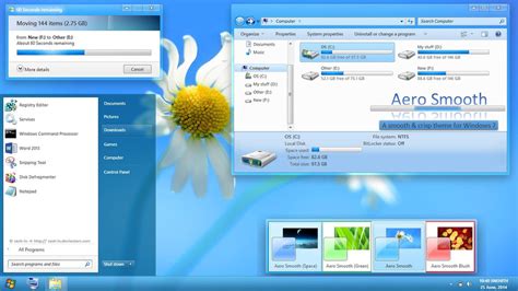 Aero Smooth Theme For Win7 Skin Pack Theme For Windows 10