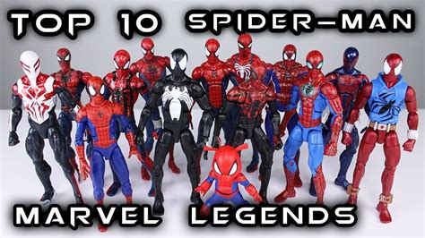 Top 10 Spider Man Marvel Legends Action Figures Youtube