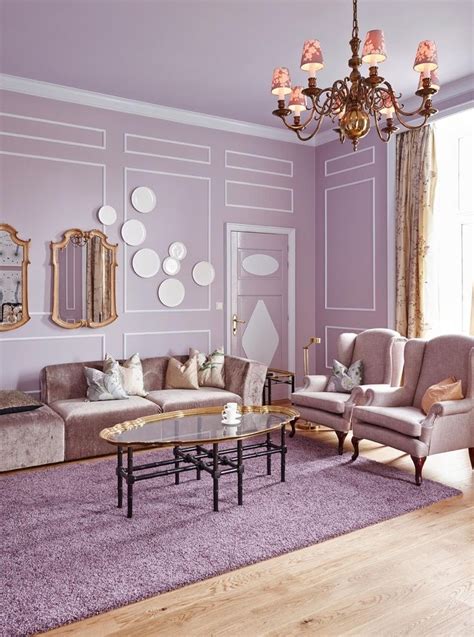 Purple Living Room Living Room Color Schemes Living Room Wall Color