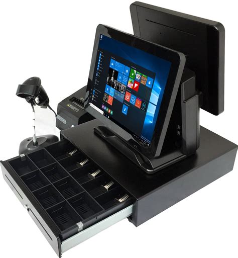Point Of Sale All In One Pos Terminal Dual 15 Screen Wifi
