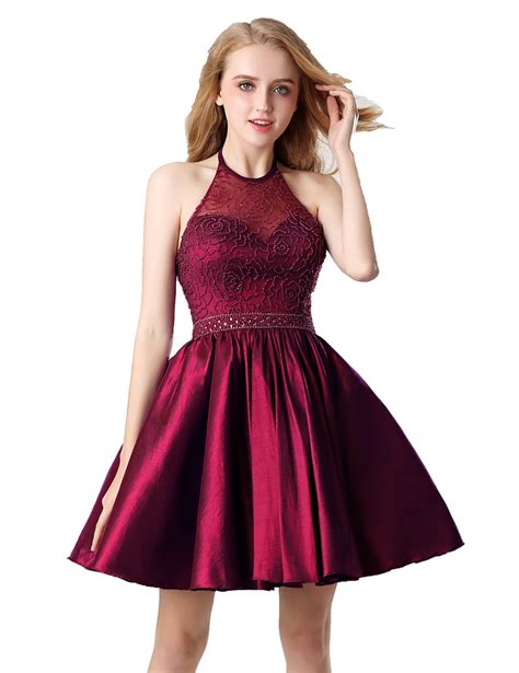 Belle House Chiffon Homecoming Dresses For Juniors Halter Prom Party