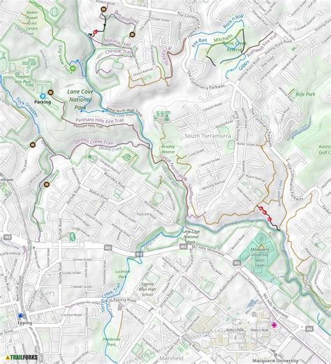 Lane Cove National Park Mountain Biking Trails Trailforks