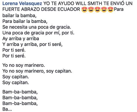 Ambiente Parásito Contradicción La Letra De La Bamba Final Realimentación Recomendado