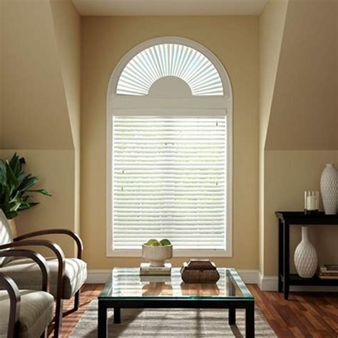 Bali Faux Wood Blind Arch Custom Faux Wood Blinds Arched Window