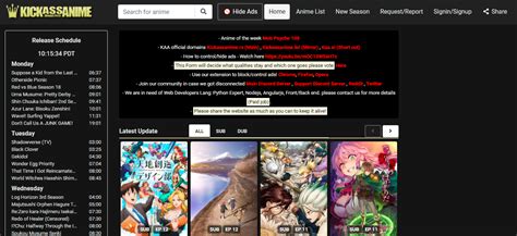 Kickassanimewatch Free Popular Anime Dub And Sub And More X动漫