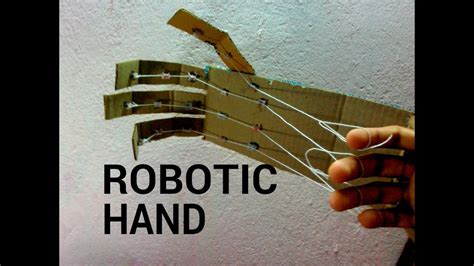 How To Make Robotic Hand With Cardboardscience Project