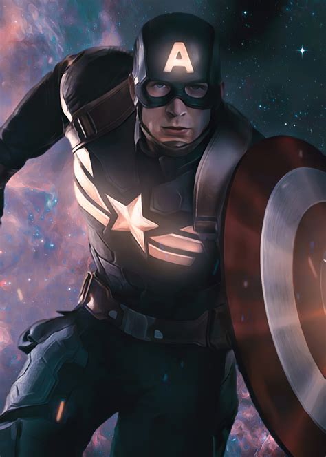 Poster Of Captain America Wallpaper Hd Superheroes K Wallpapers Gambaran