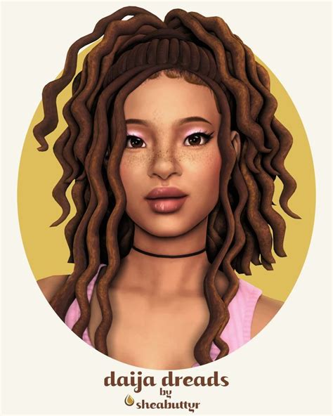 Daija Dreads In 2021 Sims 4 Sims Hair Sims