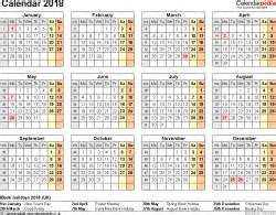 Österreich), verarbeitet zum betrieb dieser website personenbezogene daten nur im technisch unbedingt. Calendar 2018 (UK) - 16 free printable PDF templates