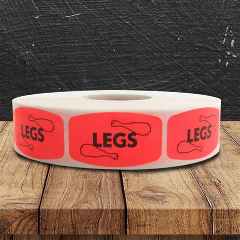Legs Labels 1000 Stickers
