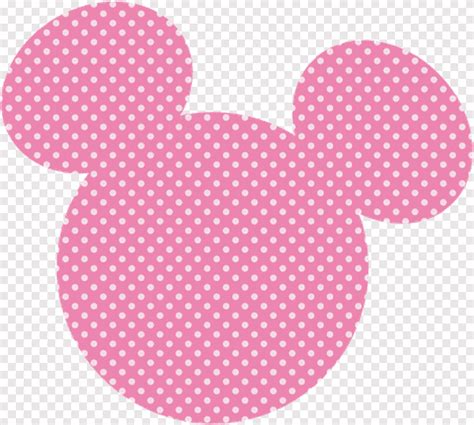 핑크 미키 마우스 로고 미니 마우스 미키 마우스 파티 종이 미니 마우스 상표 직물 png PNGEgg