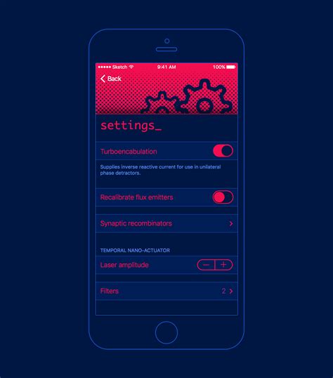 Daily Ui 008 Settings By Ash Chalkley On Dribbble