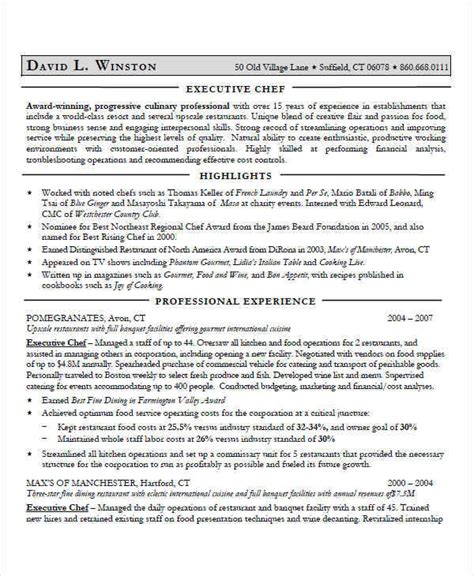 Free 42 Executive Resume Templates In Pdf Ms Word Pages