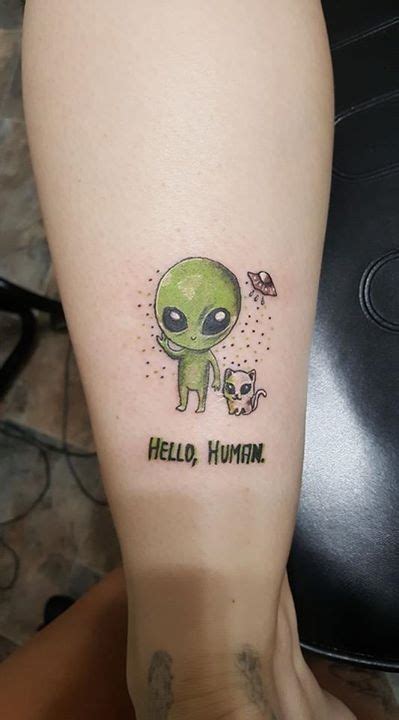 Olio Aliens Tattoo By Brittany From Karma Ink Tattoo And Art Studio