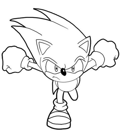 Dibujos De Sonic Para Colorear Descargar E Imprimir Colorear Imágenes