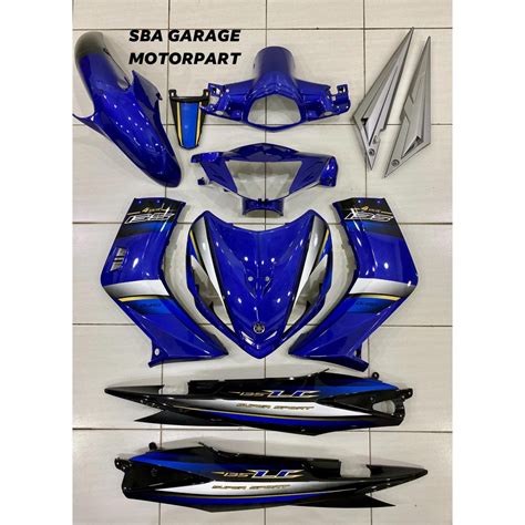 From design to testing and production, these parts are engineered to clear yamaha's rigorous standards and they are the one and only parts that yamaha gives its full guarantee of quality with. Coverset Bodyset Yamaha LC LC135 V1 Biru Gold Original ...