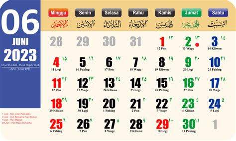 Kalender Jawa 2023 Januari Sampai Desember Lengkap File Png Dan Cdr