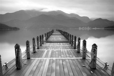 Lake Pier Photographic Print Photoinc