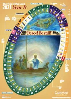 Several general and local calendars are supported today contains a roman catholic liturgical calendar with bias to american calendar. Year of Our Lord 2021 Classroom Calendar Year B ...