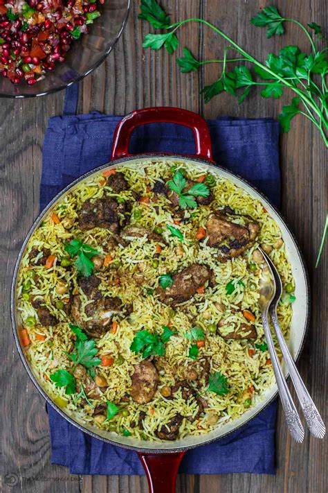 The two dishes really worked well together. Middle Eastern Chicken and Rice (Video) | The ...