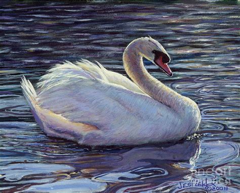 Sunrise Swan Painting By Leroy Jesfield Fine Art America