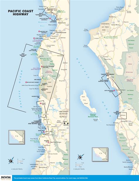 Southern California Coastline Map Fresh Inspirational Map Oregon And