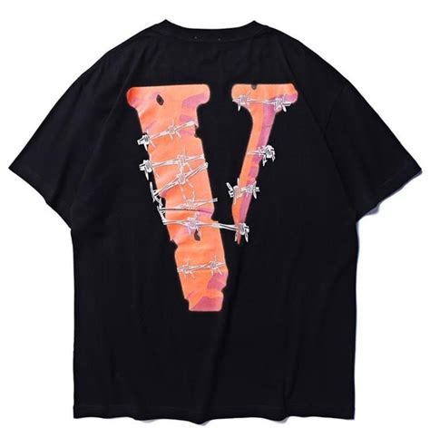 Vlone Label Lightning Logo T Shirt Vlone Llc