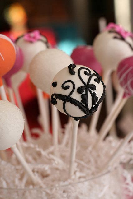 Cake Pops With French Design By Sweet Lauren Cakes Via Flickr Pretty