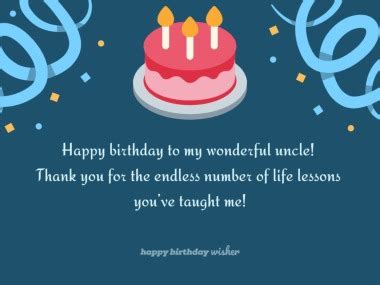Many happy wishes for you. Birthday Wishes for Uncle - Happy Birthday Wisher