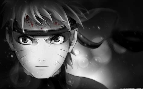 Naruto White Black Wallpaper