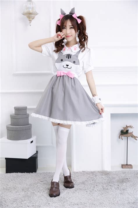 Neko Lolita Dress Jsk And Blouse Cat Neko Atsume Cosplay On Storenvy